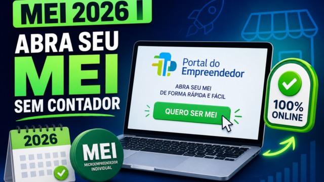 Como abrir um MEI em 2026 pelo Portal do Empreendedor sem precisar de contador
