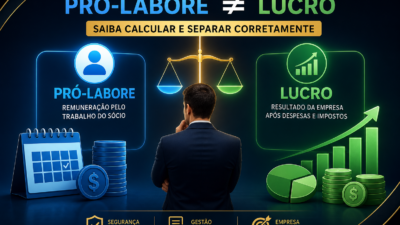 Como calcular o pró-labore do sócio e separar do lucro da empresa corretamente