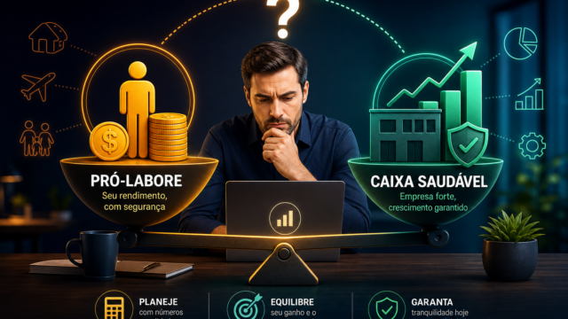 Como definir o pró-labore certo sem prejudicar o caixa da empresa