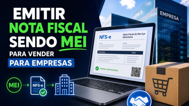 Como emitir nota fiscal de produto sendo MEI para vender para empresas