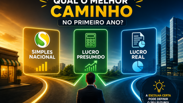 Como escolher entre Simples Nacional, Lucro Presumido e Lucro Real no primeiro ano