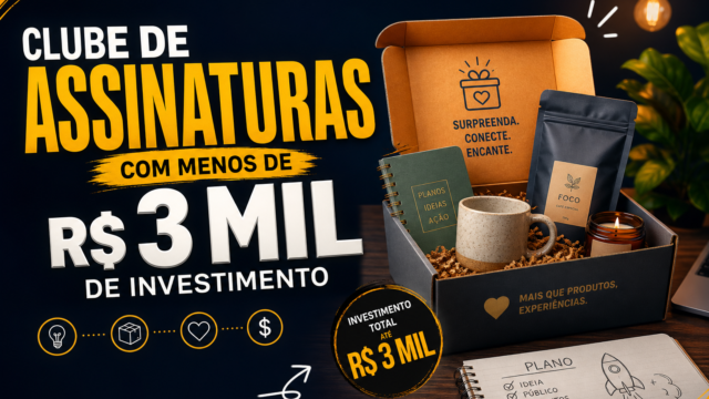 Como lançar um clube de assinaturas físico com menos de R$ 3 mil de investimento