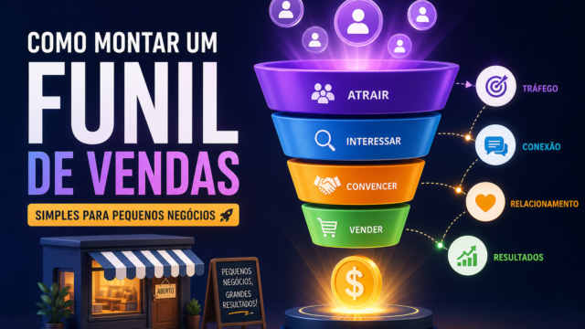 Como montar um funil de vendas simples para pequenos negócios