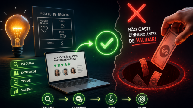 Como validar um modelo de negócio digital antes de gastar dinheiro com ele